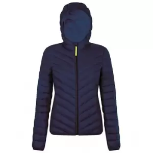 image of SOLS Womens/Ladies Ray Padded Jacket (XXL) (French Navy)