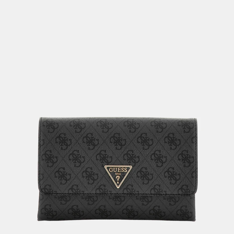 Image of Guess Womens Noelle Clutch Bag Black female One Size