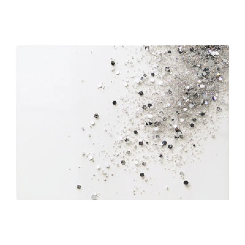 Image of Warren Reed Designer Glittering Tranquility: Pure White Chopping Board