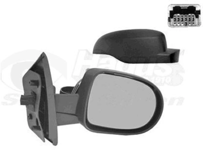 Image of VAN WEZEL Wing mirror VAN WEZEL 4372808