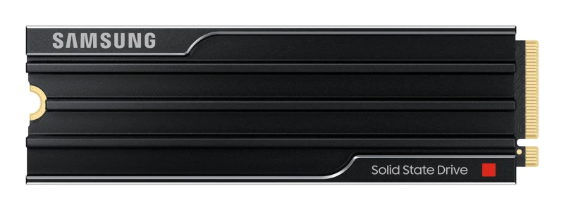 Image of Samsung 9100 PRO M.2 Internal SSD with Heatsink - 2 TB, Black 8806095811666