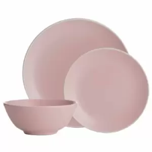 image of Mason Cash Pink Collection 12 Piece Dinner Set