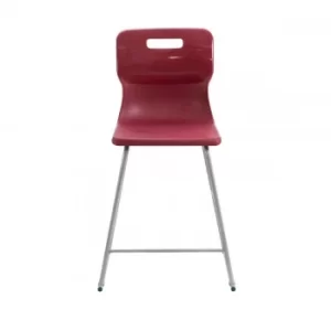 TC Office Titan High Chair Size 5, Burgundy