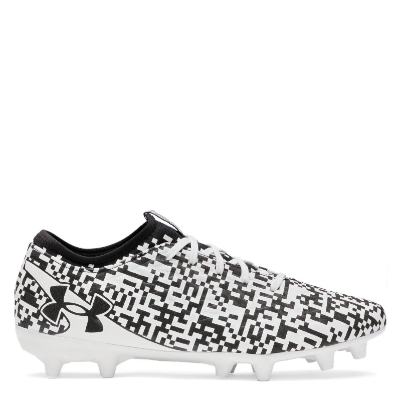 Image of Under Armour Magnetico Select Adults Firm Ground Football Boots Black/White male 7 (41)