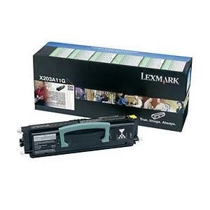 image of Lexmark X203A11G Black Laser Toner Ink Cartridge