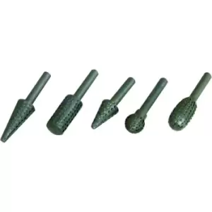 Image of Silverline Rotary Rasp Set (5 Piece) Carbon Steel