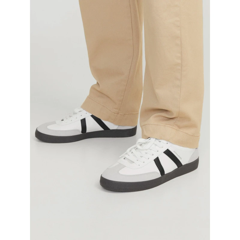 Image of Jack & Jones White/Grey Mambo Pu Special Trainers White Male 42 220610UK