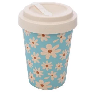 Image of Daisy Reusable Screw Top Bamboo Composite Travel Mug