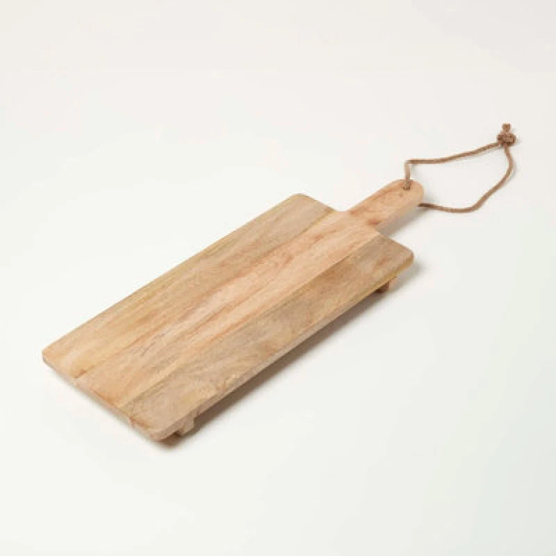 Image of Homescapes Solid Mango Wood Serving Board, 70 X 25 Cm