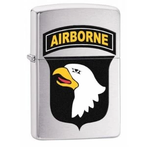 image of Zippo US Army 101st Airborne Brushed Chrome