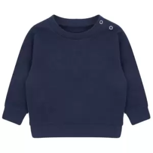 Image of Larkwood Childrens/Kids Sustainable Sweatshirt (0-6 Months) (Navy)