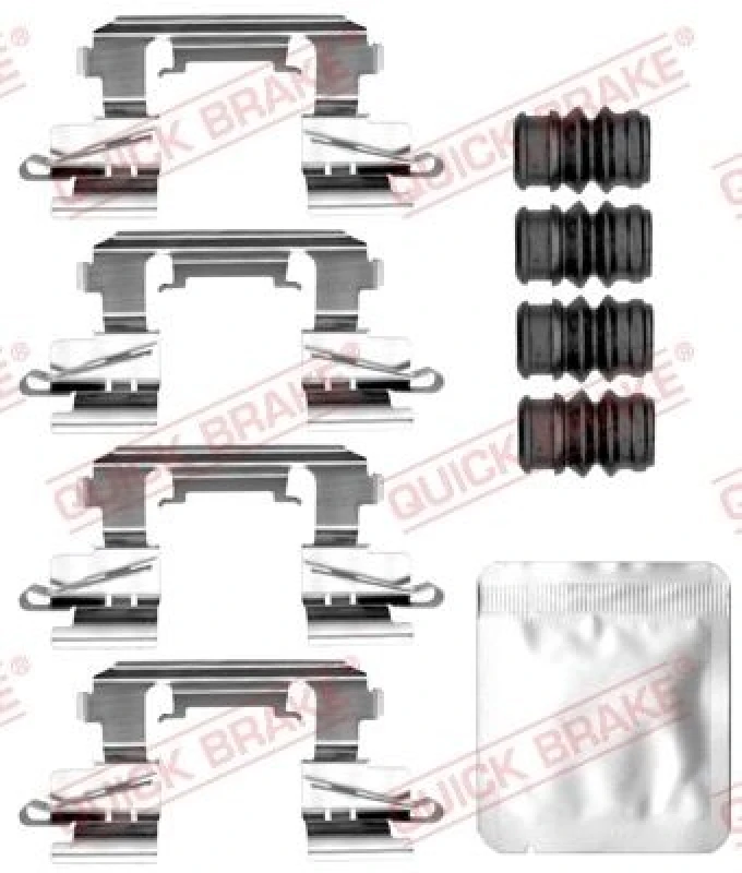 Image of QUICK BRAKE Brake pad fitting kit QUICK BRAKE 109-0210