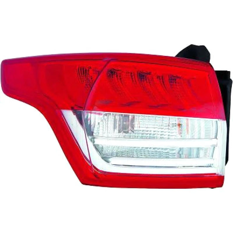 Image of DIEDERICHS 1471090 Rear light Outer section, with bulb, Right, LED Combination Rearlight (391)