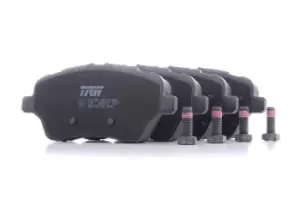 Image of TRW Brake pad set FORD GDB1959 1751951,1765066,1775672 1785193,1860476,AY112K021BA,AY112K021BB,AY112K021BC,AY112K021BD