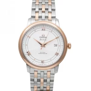 image of De Ville Prestige Co-Axial 39.5mm Automatic Silver Dial Red Gold Mens Watch