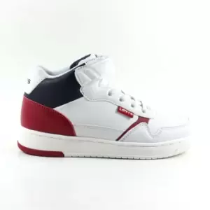 image of Levis Mid Shot Trainers - White