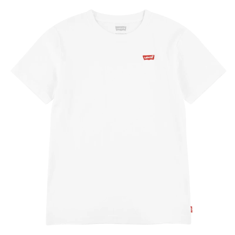 Image of Levis White - White Original Housemark Tee White Boys 10Y 201727UK