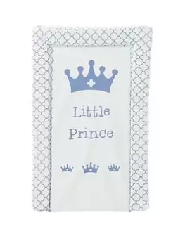 image of Obaby Little Prince Changing Mat, White/Blue