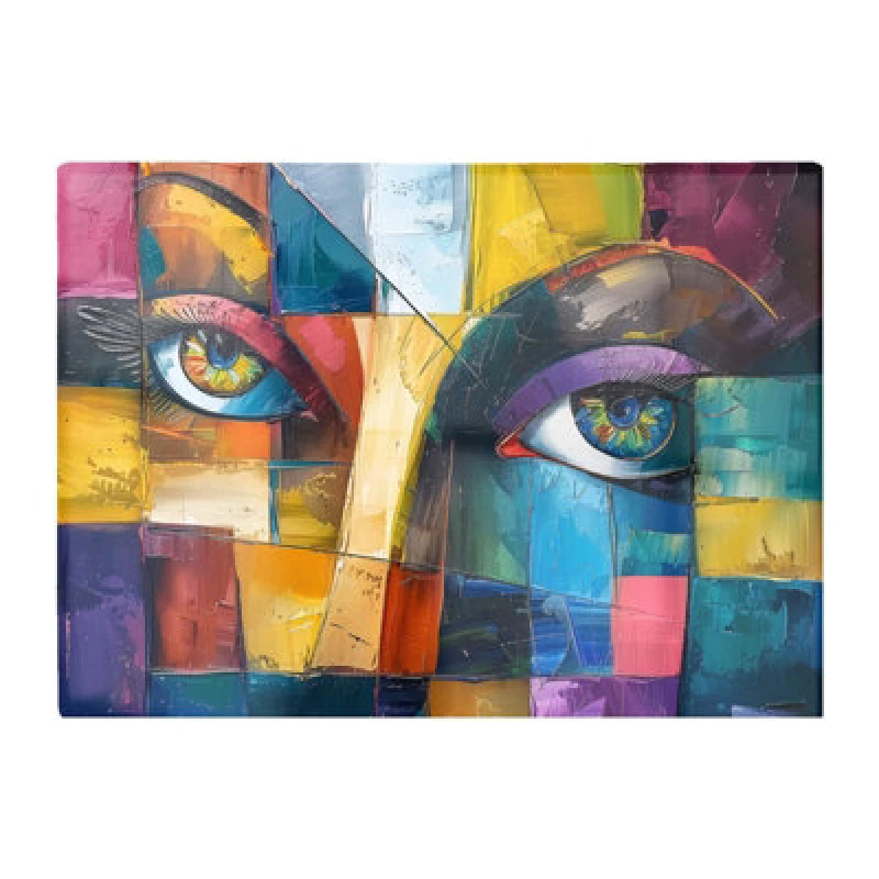 Image of Warren Reed Designer Fragmented Vision: Eyes Of The Soul Chopping Board