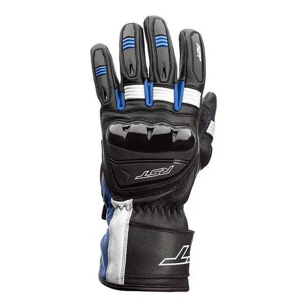 Image of RST Pilot Gloves Black Blue White Size 8