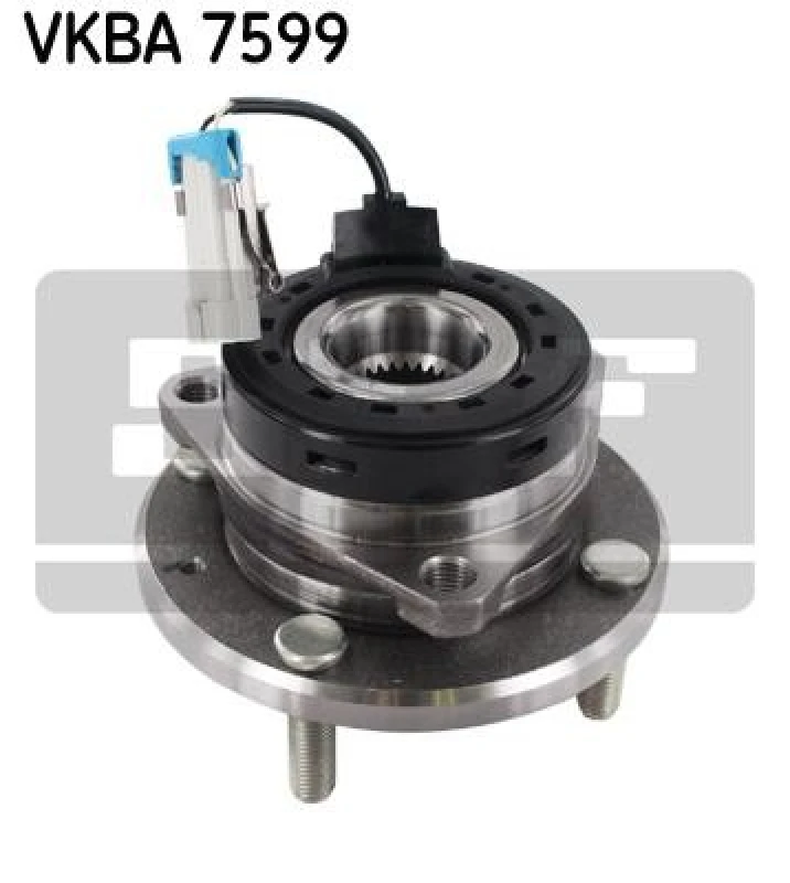 Image of SKF VKBA 7599 Wheel bearing kit with integrated ABS sensor Wheel Bearing Kit (654)