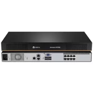 image of Vertiv Avocent AV 3108 KVM switch Rack mounting Black