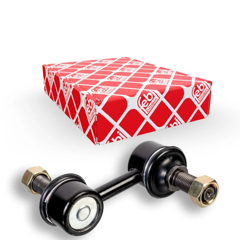 Image of FEBI BILSTEIN 41656 Anti-roll bar link Front Axle Right Steel Link Stabiliser (3229)