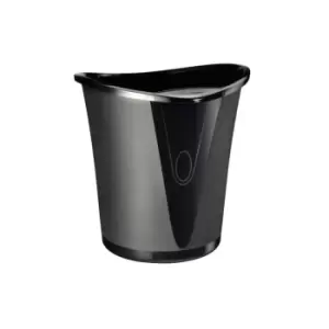 Image of Allura Waste Bin 18 Litre Capacity Black