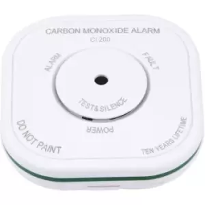 image of Olympia 6121 Carbon monoxide detector network-compatible battery-powered detects Carbon monoxide