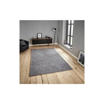 Image of HK 8583 Silver 120cm x 170cm Rectangle - Grey