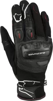 Image of Bering Cortex Motorcycle Gloves, black-white Size M black-white, Size M