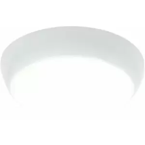 image of Loops - Emergency IP65 Bulkhead Light - 16W + 2W Cool White LEDs - Microwave Sensor