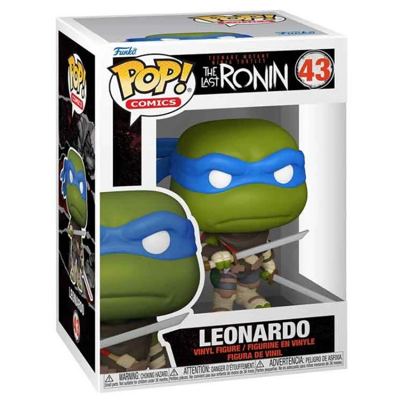 Image of Teenage Mutant Ninja Turtles Leonardo Funko Pop! Comics Vinyl Figure