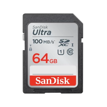 Image of SanDisk Ultra SDHC/SDXC Memory Card 64GB - SDSDUNR-064G-GN6IN