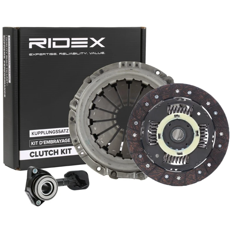 Image of RIDEX 479C3247 Clutch with central slave cylinder, with clutch disc Clutch Kit (479)