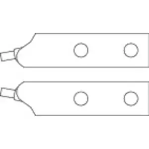 image of Gedore Pair of spare tips angled d 3.5 mm