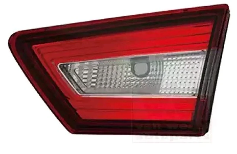 Image of VAN WEZEL 4373924 Rear light Inner Section, with bulb holder, Right Combination Rearlight (391)