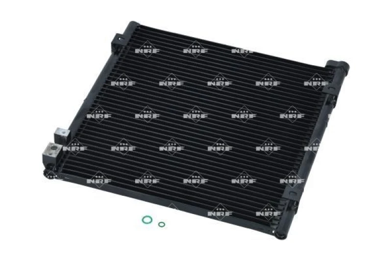 Image of NRF 35264 Condenser EASY FIT with seal ring, with nitrogen filling Aluminium Condenser,air conditioning (448)