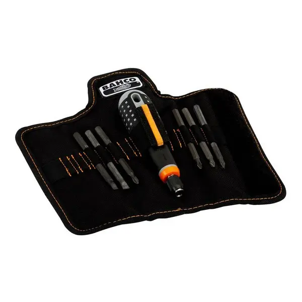 Image of Bahco 7 Piece Ergo Screwdriver Interchangeable Blade Set BE-8571