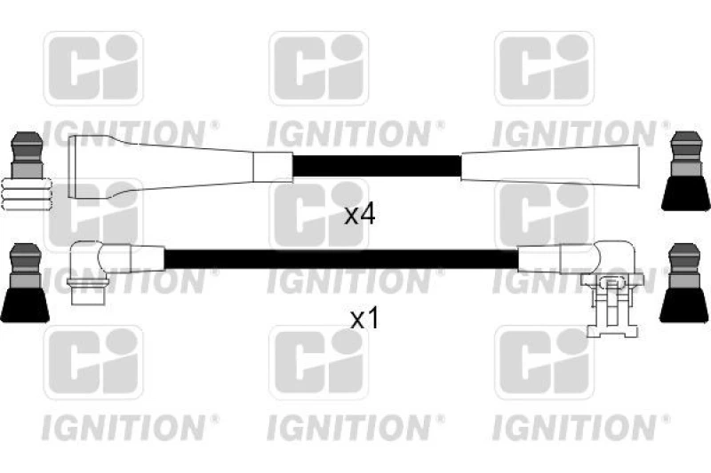 Image of QUINTON HAZELL Ignition lead set QUINTON HAZELL XC302