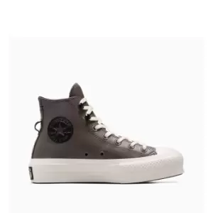 image of All Star Lift Hi Counter Climate Leather High Top Trainers