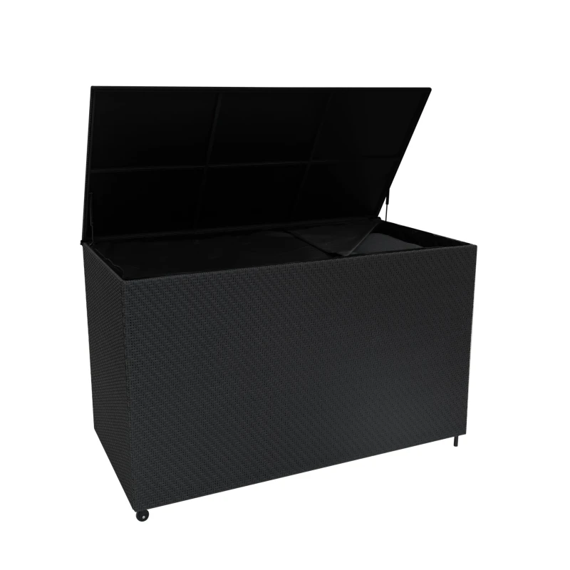 Image of Monstershop Rattan Storage Box 996L - Black Unisex