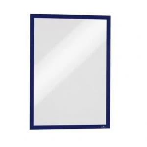 Image of Durable DURAFRAME Self Adhesive A3 Dark Blue Pack of 2