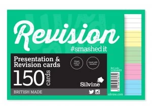 Image of Silvine Lux 6x4 Record Cards Assorted PK150