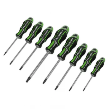 Image of Screwdriver Set 8PC Security TRX-Star* GripMAX - Hi-vis Green