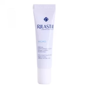 image of Rilastil Micro Eye Cream to Treat Wrinkles, Swelling and Dark Circles 15ml