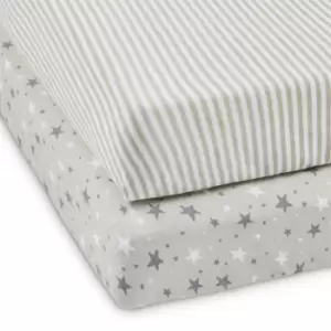 Image of Ickle Bubba Cosmic Aura Cot Bed Sheets (2 Pack)