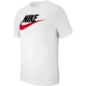 Image of Nike Icon Futura T Shirt Mens - White