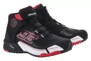 Image of Alpinestars MM93 Cr-X Drystar Riding Shoes Black Red White US 7.5