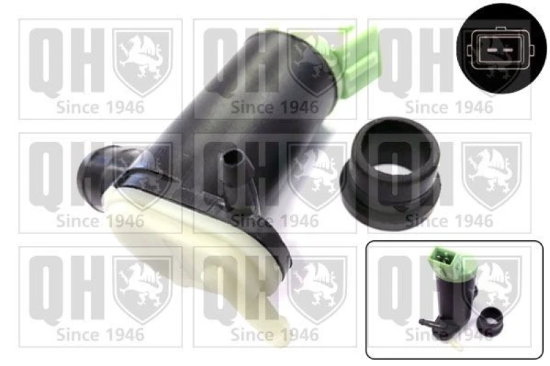 Image of QUINTON HAZELL Windscreen washer pump QUINTON HAZELL QWP019